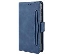 HualuBro Coque pour Honor X9C / Honor Magic 7 Lite/Honor X60 Pro 5G, étui de téléphone magnétique protection intégrale antichoc en cuir synthétique avec porte-cartes (bleu)