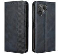 HualuBro Etui Coque pour Fairphone 5, Etui Housse en Cuir de Protection Portefeuille Magnétique Antichoc Flip Cover Case pour Fairphone 5 5G Coque (Bleu)