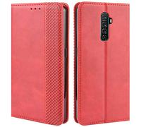 HualuBro Oppo Realme X2 Pro Étui à rabat en cuir PU avec support pour cartes et fermeture magnétique pour Oppo Reno Ace/Realme X2 Pro