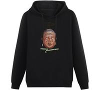 HUALUN Easy Money Rodney Dangerfield Movie Men's Hoodies Unisex Black Cotton Print Pullover Sweatshirts Size XL