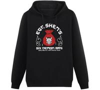 HUALUN Egg Shens 6 Demon Bag Inspired by Big Trouble in Little China Men's Hoodies Unisex Black Cotton Print Pullover Sweatshirts Size 3XL