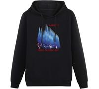 HUALUN Men's Genesis More Seconds Out Rock Legend Hoodies Long Sleeve Pullover Loose Hoody Sweatershirt Size L