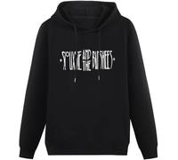 HUALUN Men's Hoody NEU 8787-Siouxsie and The Banshees Logo Hoodies Long Sleeve Pullover Loose Hoody Sweatershirt Size XXL