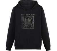 HUALUN Men's Hoody Sweatershirt Cotton Hoodies Against The Grain Long Sleeve Sweatshirts Size XL