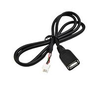 Huamengyuan Câbles de lecteur d'autoradio, connecteur 4 broches USB adaptateur pour autoradio stéréo Android