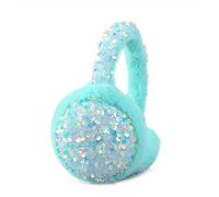 Huamengyuan Cache-oreilles à paillettes pour femme en peluche Cache-oreilles chauds Doux et élastique Protection contre le froid Cache-oreilles à paillettes parfaits pour Noël