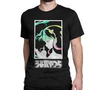 HUAMER Casual Urusei Yatsura Lum T-Shirts Black S