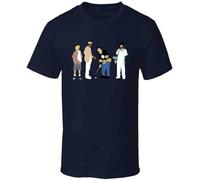 HUAMER Happy Gilmore Adam Sandler Gang Chubbs Peterson Funny Movie T Shirt Many Colors Black L