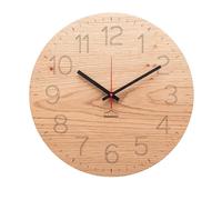 Huamet CH80-A-1501 Horloge murale en bois Duhrchblick Chêne Astig Rond