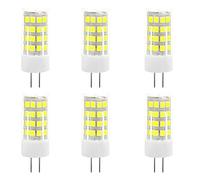 HUAMu 6X G4 Ampoule LED 5W Ampoule Lampe Blanc Froid 6000K LED Bulb 51 SMD 2835 LEDs 500LM Lumiere LED Équivalent à Halogène 50W AC/DC12V