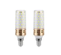 HUAMu Ampoule LED E14, 9W ampoule maïs LED équivalent 90W lampe halogène, Blanc froid 6500K, 900lm, Non-dimmable, pour L'éclairage Intérieur, Lot de 2
