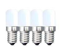 HUAMu Ampoule LED E14 T18 Frigo AC230V 3W, 300LM Blanc Chaud 3000K, Non Dimmable, Équivalent 30W Incandescent, Ampoule E14 LED pour Réfrigérateur, Lampe à Sel, Machine à Coudre, Veilleuse, 4 Unité