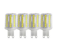 HUAMu Ampoules à LED G9 8W, plats ronds, 88 puces à led, équivalentes aux ampoules halogènes de 80 W, 800LM, blanc lumière du jour 6000K, angle de diffusion de 360 °, CA 220-240V, non-dimmable