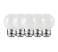 HUAMu E27 G45 Ampoule LED 2W Blanc Chaud, Imperméable, 2W G45 Ampoule Écoénergétique, Ampoule Mini Globe, pour Noël, Halloween, Décoration de Fête de Mariage, AC 220-240V, 5 Paquets