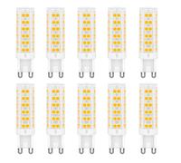 HUAMu G9 Ampoule LED 7W (Équivalent 70W Ampoules Halogènes), 450LM, 220V, Blanc chaud 3000K, AC220-240V, NON-Dimmable, Économie d'énergie, Base en céramique, Culot G9 Standard, Lot de 10…