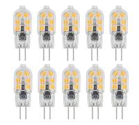 HUAMu Lot de 10 ampoules LED G4 2W 20W Blanc chaud 3000K 200lm AC 220-240 V Ampoule LED G4 Ampoule à intensité non variable…