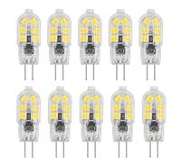 HUAMu Lot de 10 ampoules LED G4 2W équivalentes 20W Blanc Froid 6000K 200lm G4 AC 220-240V Ampoule LED G4 Non Dimmable