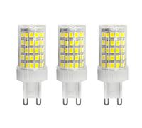 HUAMu Lot de 3 Ampoules LED G9 10W Équivalent Halogène 150W, 86 LED, 1000Lm, Angle de faisceau 360°, Ultra Lumineuses, AC220-240V, Non Dimmable, Blanc Froid 6000K