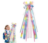HuaMuDM Nœud Papillon en Papillon,Nœud de Sac d'école,Décoration de Cornet d'école,Noeud de Sac d'école Fresh,Noeud de Sac d'école Cornets de Sucre,Noeud pour Sac d'école