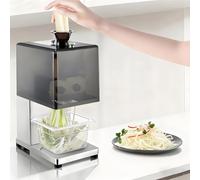 HuanEssentric 200W Trancheuse Oignons Verts Commerciale,Hachoir Oignons Nouveaux,Coupe Légumes électrique,Machine Découpe Poireaux électrique 300bpm pour Ail Gingembre Chili 2.3mm