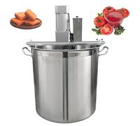 HuanEssentric 20L/25L/40L/65L/85L Mélangeur électrique Automatique Machine Commerciale Sauce avec Cuiseur Mélangeur pour Fond Soupe,Assaisonnements,Confitures Et Sauces 65L
