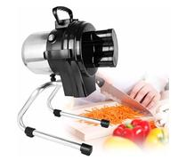 HuanEssentric Ensemble Trancheuse Légumes électrique,Coupe Légumes électrique,Robot Culinaire pour Ail,Poivre,Piment,Oignon,Céleri, Gingembre,Poireaux,Restaurants,Cuisine Domicile FC110SC