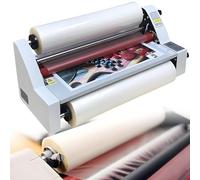 HuanEssentric Machine à Plastifier électrique,Pelliculeuse Thermique à Rouleau Froid,Tension Et Température Réglables Papier Plastifieuse A3 A4 A5,pour Bureau,Maison,Magasin,Restaurant 350MM