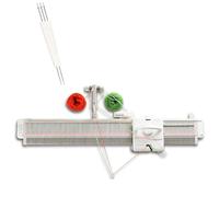 HuanEssentric Machine à Tricoter Calibre Moyen 6,5 Mm,Portable Et Efficace,avec Accessoires pour Un Tricot Facile à Maison pour Amateurs Fabrication Pulls Et