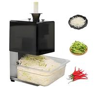 HuanEssentric Machine Commerciale pour Hacher Oignons Verts,Hachoir à Lame en Acier Inoxydable,Coupe Haute Capacité,Coupe Rapide pour Poivrons,Oignons 3.5mm