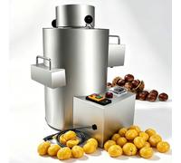 HuanEssentric Machine Transformation des Châtaignes,éplucheuse Automatique à Vitesse Réglable Acier Inoxydable,Séparateur D'amandes,pour Ateliers Transformation Et Marchés 8dollars