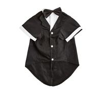 HUANGANG Combinaison de smoking pour animaux de compagnie, vêtements de mariage en plein air avec nœud papillon, chemise multicolore pour petits chats et chiens