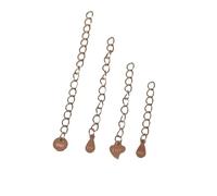 HUANGBONIG Argent Love Drops Rond Marque Accessoires Manuel DIY Réglable, 4cm round brand tail chain, Métal