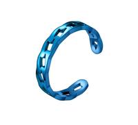 HUANGBONIG Bague de couple creuse en diamant avec ouverture coréenne, Number 7.-Ma 'am