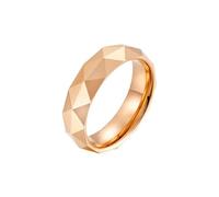 HUANGBONIG Bague en acier tungstène diamant taillé diamant bijoux de personnalité pour homme., 9#, Métal