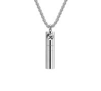 HUANGBONIG Bijoux avec pendentif en titane douze constellations pour homme et femme., Métal