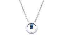 HUANGBONIG Bijoux coréens simples en acier titane bijoux double cercle couple personnalité pendentif