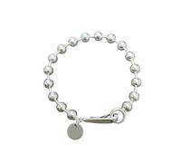 HUANGBONIG Bracelet minimaliste personnalisé et capable de créer des perles rondes pour femme