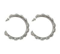 HUANGBONIG Grandes boucles d'oreilles design haut de gamme, européennes et américaines tendance et cool zircon brillant