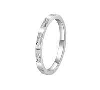 HUANGBONIG Le bijou à onglet avec section circonférentielle est chevauché avec une bague fine en acier titane., 10(th)