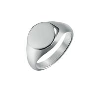 HUANGBONIG Lot de 2 bagues d'étanchéité rondes lisses en acier titane pour femme, 7#, Métal