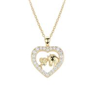 HUANGBONIG Pendentif d'amour en argent sterling micro-incrusté de zircon coréen, bijoux créatifs populaires., Métal