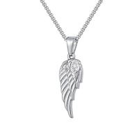 HUANGBONIG Pendentif en forme d'aile de rose en acier inoxydable pour hommes européens et américains, Métal