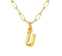 HUANGBONIG Petite chaîne carrée tridimensionnelle en acier inoxydable pour femme, Métal