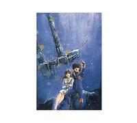 HUANGCHOU Poster d'anime The Super Dimension Fortress Macross 23 - Impression sur toile - Décoration de chambre à coucher - Paysage sportif - Décoration de bureau - 30 x 45 cm - Sans cadre :