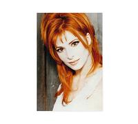 HUANGCHOU Poster de chanteur Mylene Farmer 52 sur toile - Décoration de chambre à coucher - Paysage sportif - Décoration de bureau - 30 x 45 cm - Sans cadre :