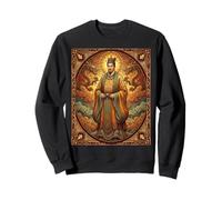 Huangdi Jaune Empereur Vitrail Mythologie Chinoise Sweatshirt