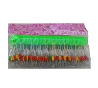 HUANGENG Lot de 100 bouchons de pêche en silicone coloré en forme de cylindre ovale, accessoires de pêche faciles à utiliser