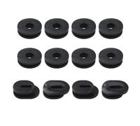 HUANGENG Lot de 6/12 rondelles de carénage de moto en caoutchouc de rechange pour GS125