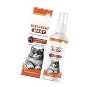 HUANGING 4floz Spray dissuasif pour chats aux extraits d'agrumes pour protéger le canapé-lit contre les dommages et les dommages causés par les escalades efficaces et sans danger pour les meubles