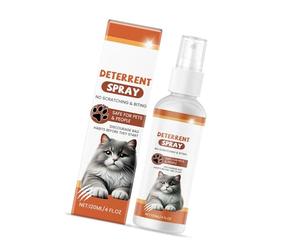 HUANGING 4floz Spray dissuasif pour chats aux extraits d'agrumes pour protéger le canapé-lit contre les dommages et les dommages causés par les escalades efficaces et sans danger pour les meubles